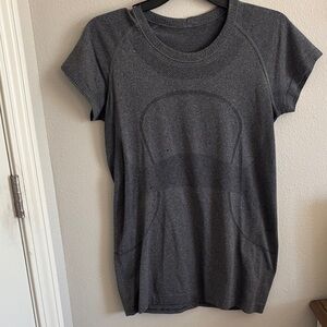 lululemon athletica Charcoal Short Sleeve Tee